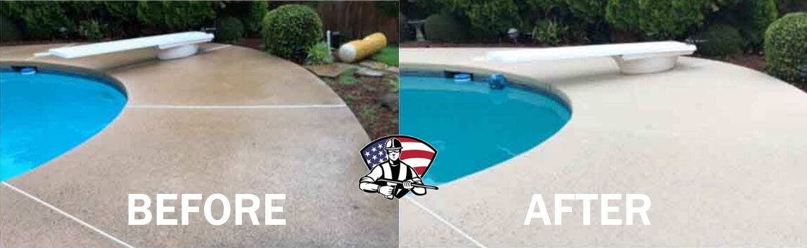 Pool Deck Cleaning in Cypress TX